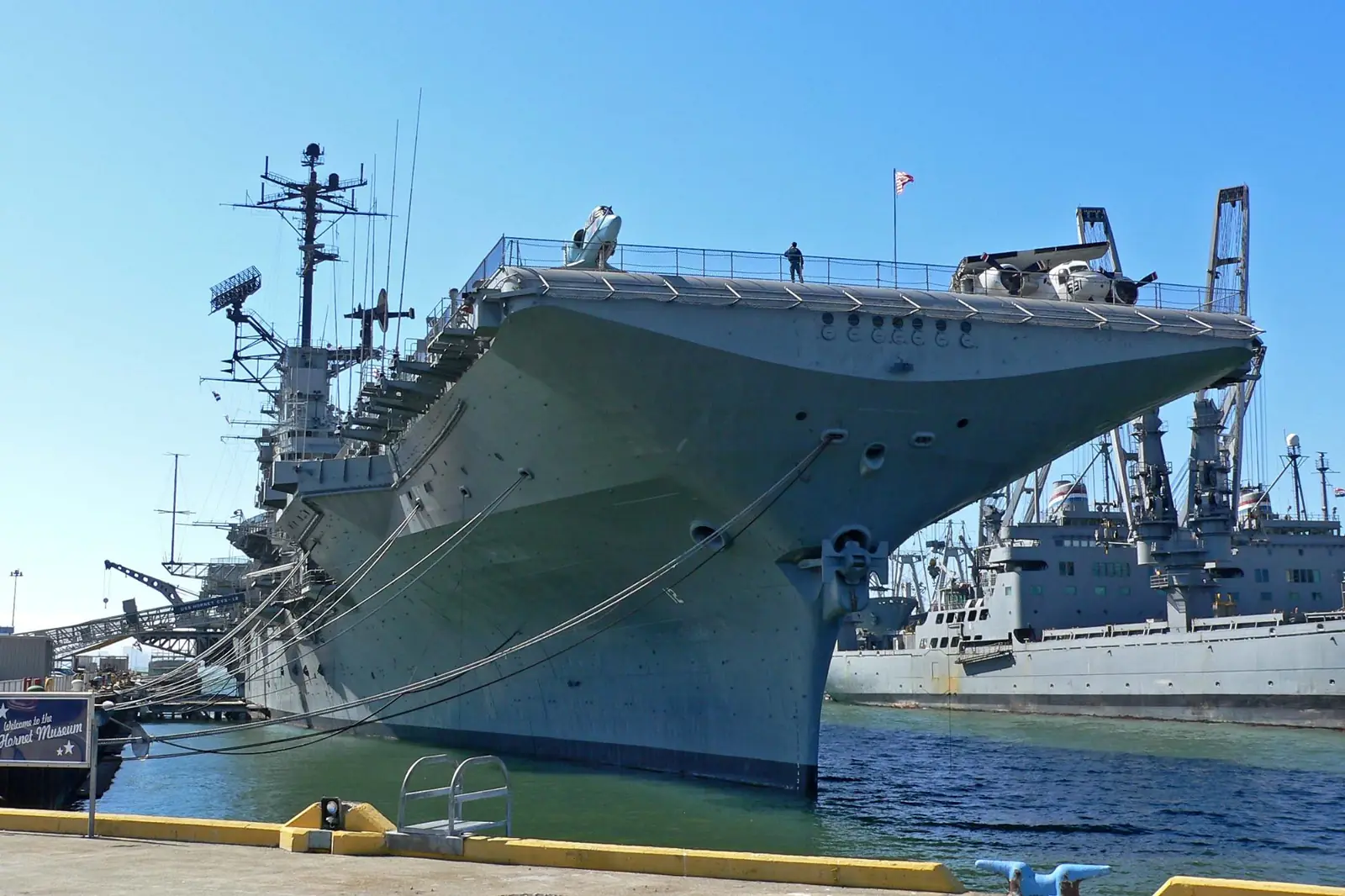 USS Hornet at Alameda Point