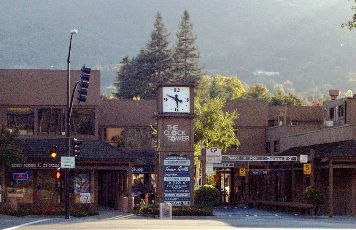 Clocktower parking lot